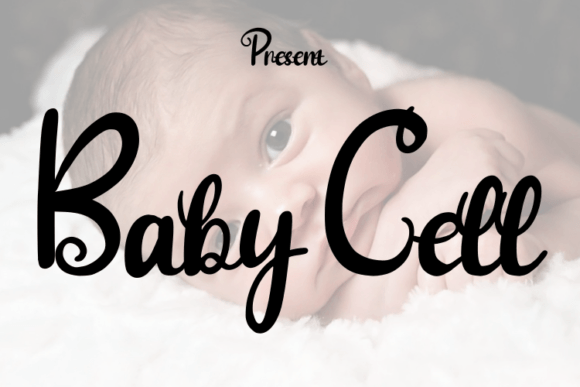 Baby Cell: A Modern Script Typeface for Campaigns