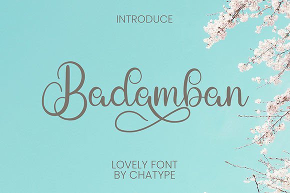 Badamban: A Unique Handwritten Font for Editorial Design