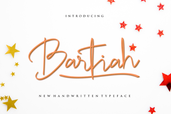 Bartiah: A Premium Handwritten Font for Brand Identity