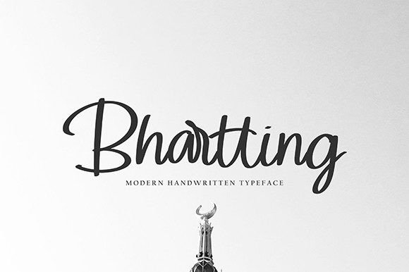 Bhartting: A Handwritten Font for Modern Campaigns