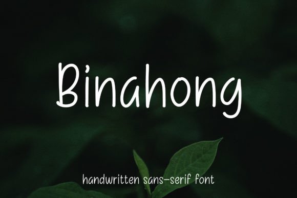 Binahong: A Minimalist Handwritten Font That Elevates Modern Web Design