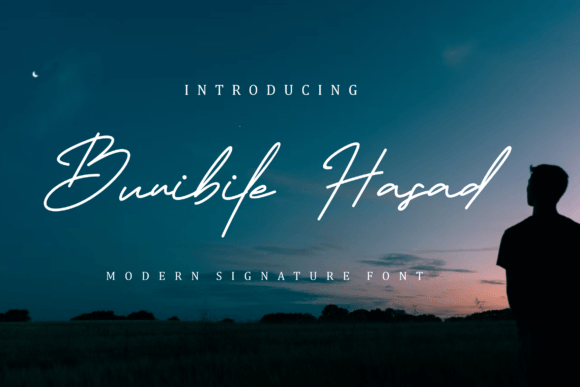 Bunibile Hasad: A Premium Script Font for Brand Identity
