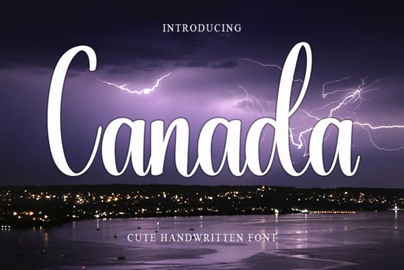 Canada: A Handwritten Font for Business Branding