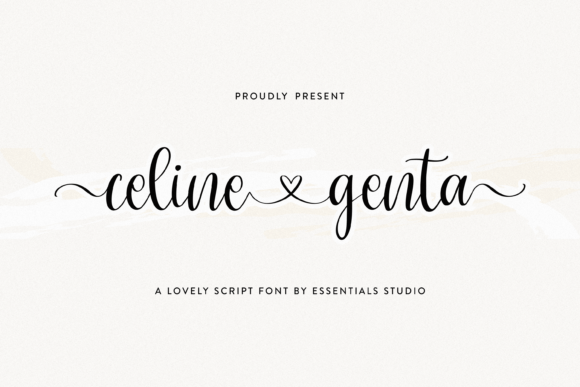 Celine Genta: A Premium Script Font for Web Design
