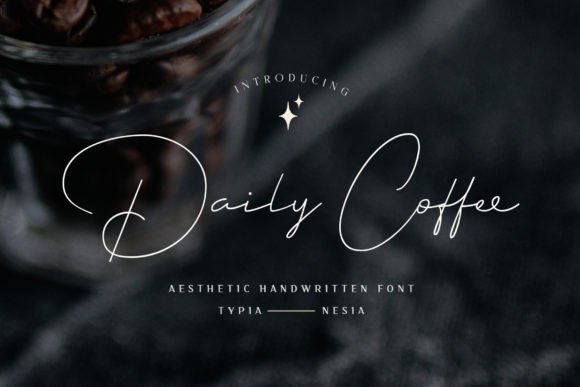 Daily Coffee: A Handwritten Script Font for Modern Web Design