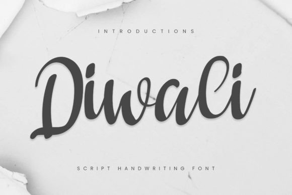 Diwali: A Handwritten Font for Polished Branding