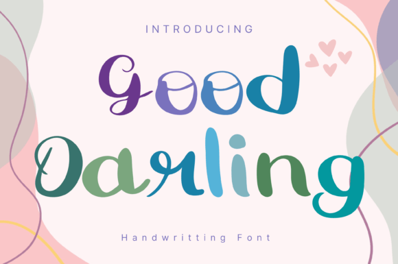 Good Darling: A Whimsical Handwritten Font for Modern Web Design