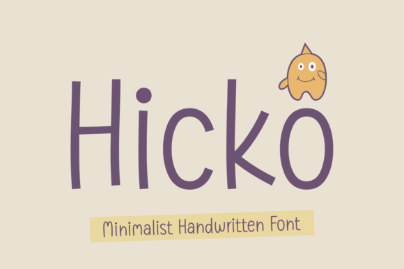 Hicko: The Minimalist Handwritten Font for Your Brand