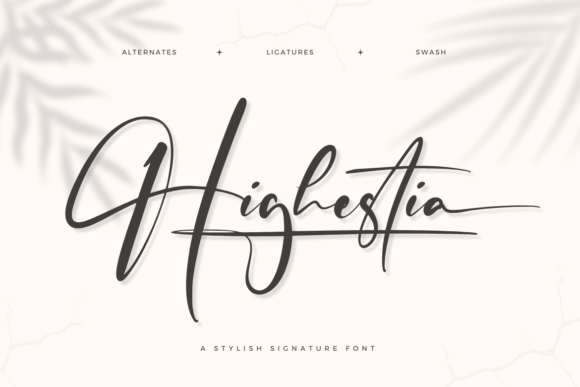 Highestia: A Modern Handwritten Font for Elegant Web Design
