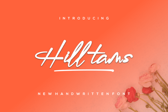 Hilltams: A Handwritten Font That Elevates Web Design with Authentic Charm