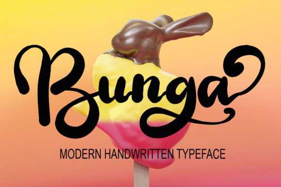 How a Bold Script Font Like Bunga Can Elevate Your Small Business Branding