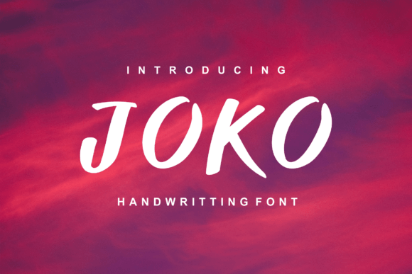 Joko: A Bold Handwritten Font for Crafters