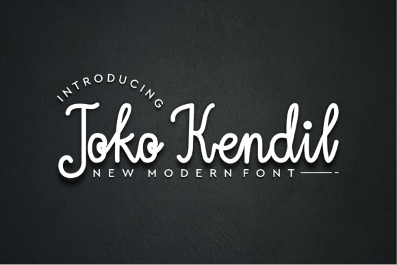 Joko Kendil: A Handwritten Font for Small Brands