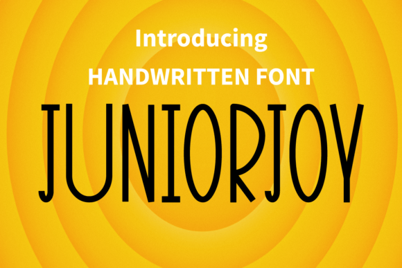 Juniorjoy: A Whimsical Handwritten Font for Makers