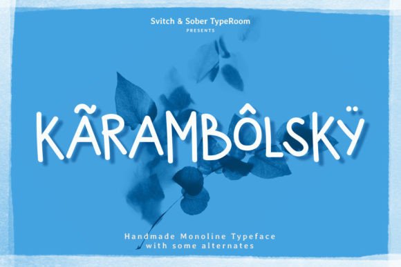 Karambolsky: A Playful Handwritten Font for Modern Web Design