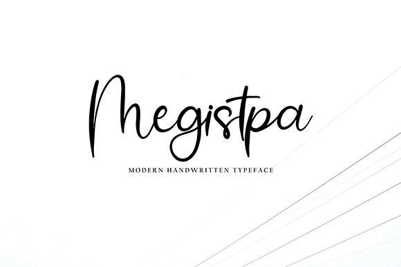 Megistpa: A Refined Handwritten Font for Editorial Design