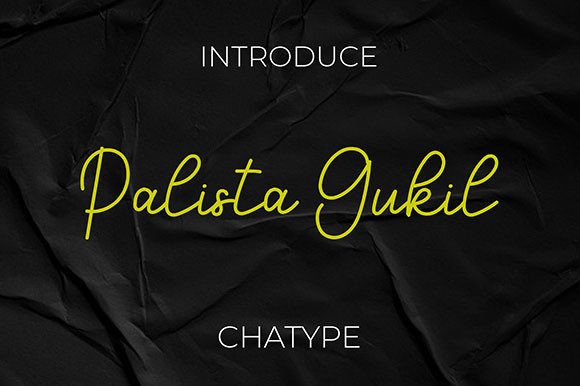Palista Gukil: A Premium Handwritten Font for Marketers