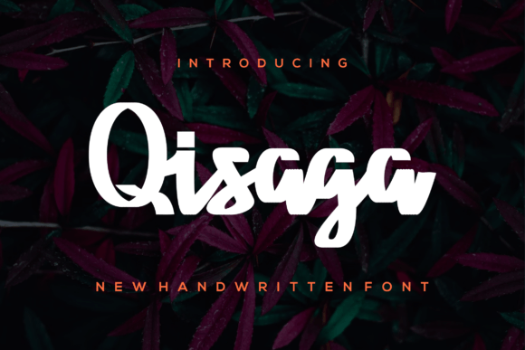 Qisaga: A Bold Handwritten Font for Modern Brand Campaigns