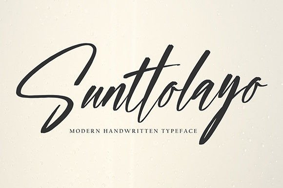 Sunttolayo: A Fresh Script Font for Your Brand