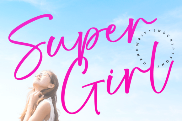 Super Girl: A Delicate Script Font for Crafters