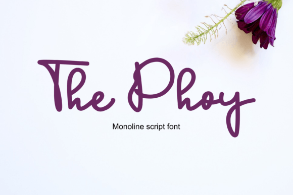 The Phoy: A Fresh Handwritten Font That Elevates Small Business Branding