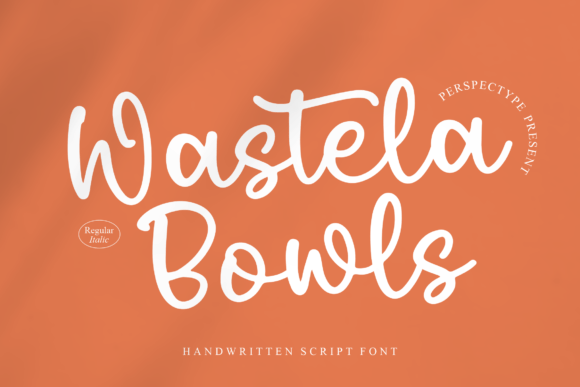 Wastela Bowls: A Handwritten Script Font That Adds Personality to Every Craft