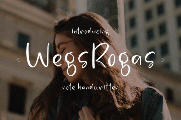 Wegsrogas Font: Elevate Your Brand with a Handwritten Touch
