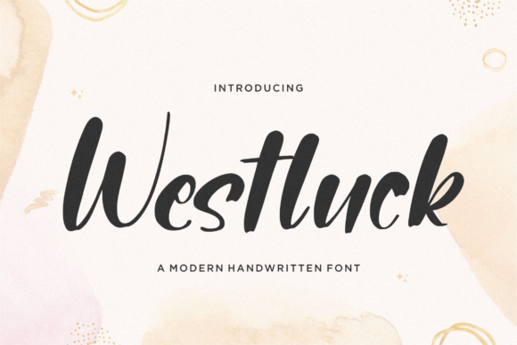 Westluck: A Modern Handwritten Font for Branding