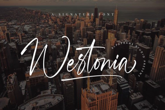 Westonia: A Premium Script Font for Modern Web Design
