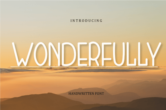 Wonderfully Font: A Modern Handwritten Typeface for Your Brand